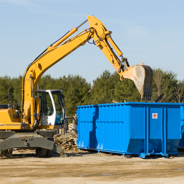 what size residential dumpster rentals are available in Hulbert MI